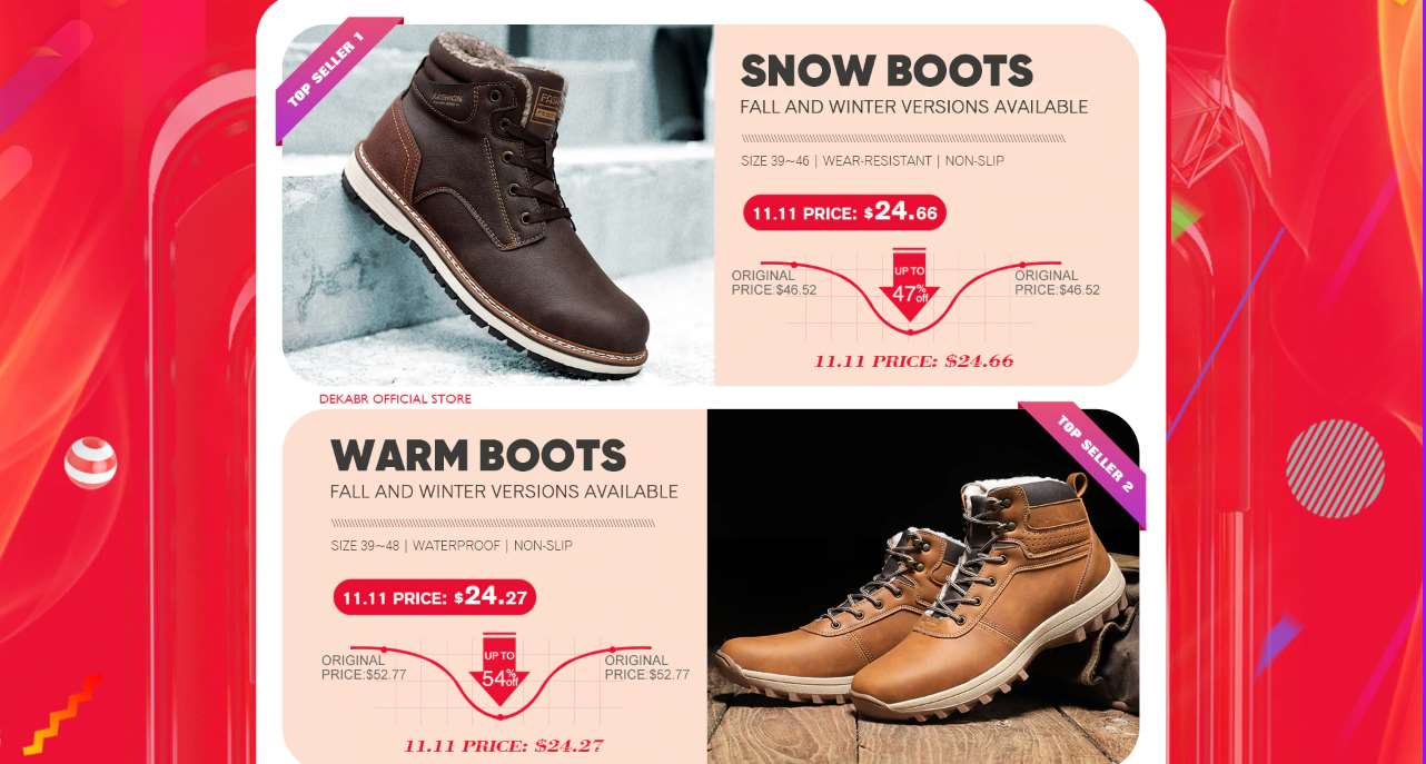 screenshot 2020 11 08 025 - تخفيضات يوم العزاب 11-11 : افضل متاجر علي اكسبرس خاصة بـ الاحذية