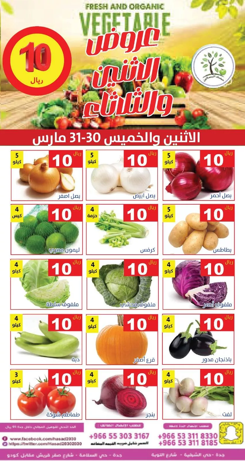 657262962 1272630514975634 8762727697232600620 n - عروض مؤسسة حصاد البساتين الطازج الاثنين 11 شوال 1447هـ لمدة يومان