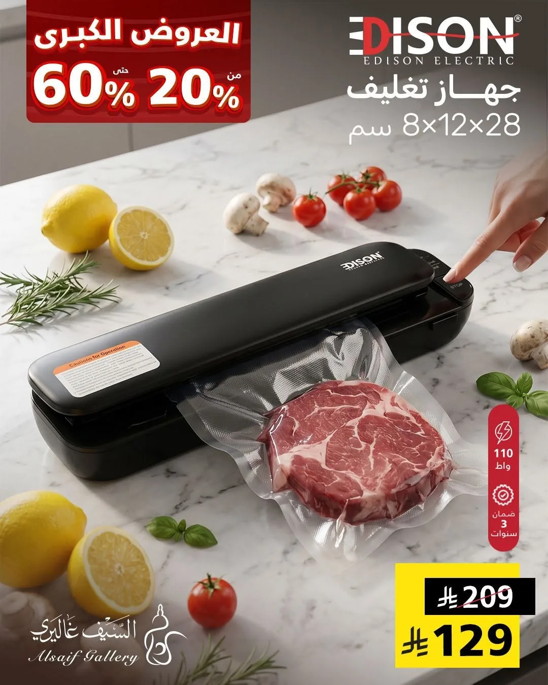 705053554 1437845828373792 4745049924724589043 n لا تفوت التخفيضات الكبري من عروض السيف غاليري علي الاجهزة المنزلية - خصومات حتي 60%